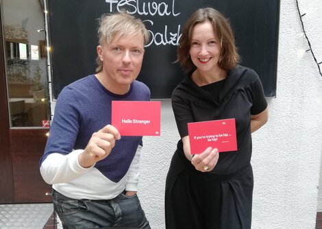 Oliver Hangl und Tina Heine | © Sigrid Felbersohn