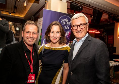 Andreas Gfrerer, Tina Heine und Bürgermeister DI Harald Preuner | © Andreas Kolarik