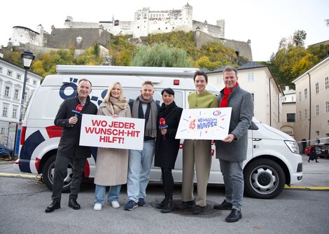 Bürgermeister Bernhard Auinger, Tina Ritschl, Andi Knoll, Beate Kassner, GF Tourismus Salzburg GmbH, Philipp Hansa und Roland Aigner, GF Altstadtverband Salzburg | © Stadt:Salzburg/Rocio Escabosa