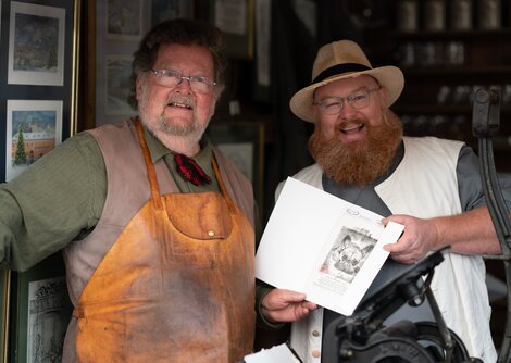 Günther Uitz und Dr. Tobias Jäger  | © Birgit Probst