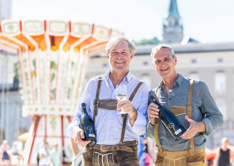 Rupertiwein 2023: Walter Junger und Johann Oberascher  | © wildbild