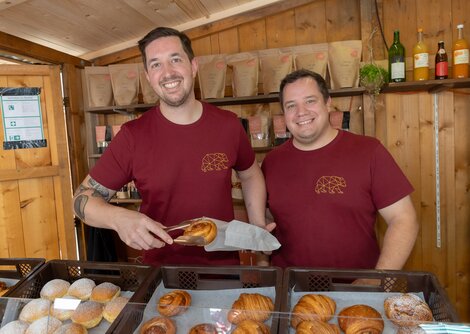 Am Handwerksmarkt am Alten Markt gibt es Feine Patisserie von Gerald Baltram und Georg Dietrich | © Andreas Kolarik