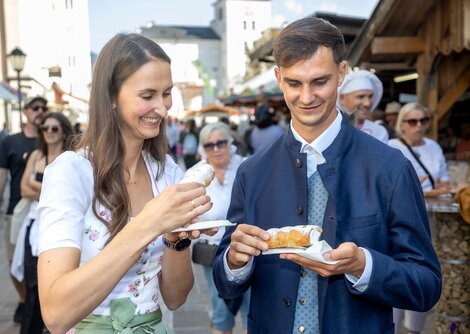 Neu 2025: eat&meet-Kulinarik-Treffpunkt am Salzburger Rupertikirtag | © Andreas Kolarik