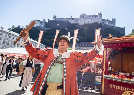 48. Salzburger Rupertikirtag vom 19. bis 24. September 2025: Hanswurst war auch mit dabei | © wildbild