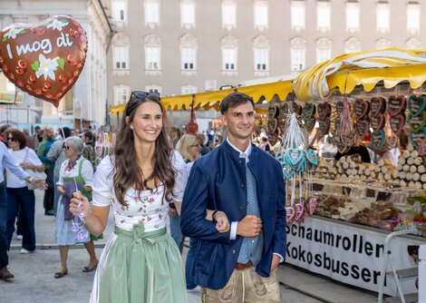 Süße Köstlichkeiten und Herzhaftes gibt es traditionell am Rupertikirtag  | © Andreas Kolarik