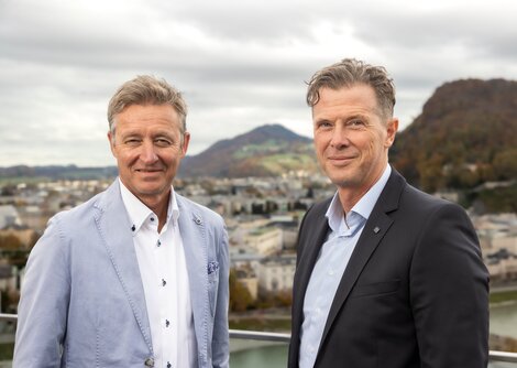 Christian Wieber und Roland Aigner, Obmann und Geschäftsführer Altstadtverband Salzburg | © Andreas Kolarik