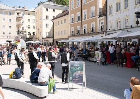  Das VIELKLANG-Festival das Kaiviertel in eine Wohlfühl-Flanierzone | © Birgit Probst