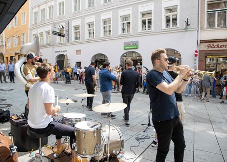 Buena Banda in der Linzer Gasse | © Andreas Kolarik