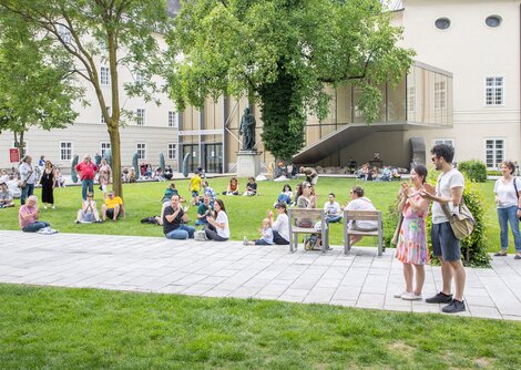 Im Furtwänglerpark finden VIELKLANG-Performances statt | © Andreas Kolarik