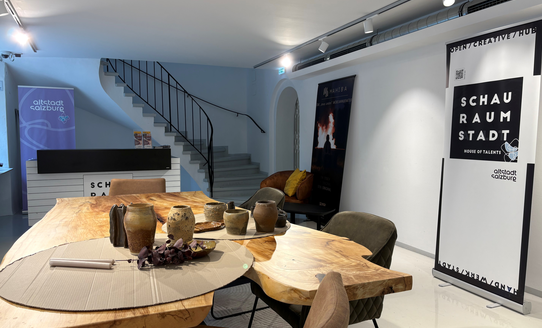 Innenaufnahme von Schau.Raum.Stadt.