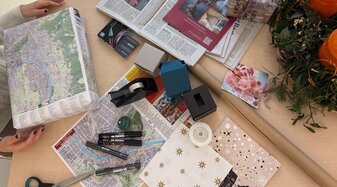 kreatives, nachhaltiges Verpacken von Geschenken