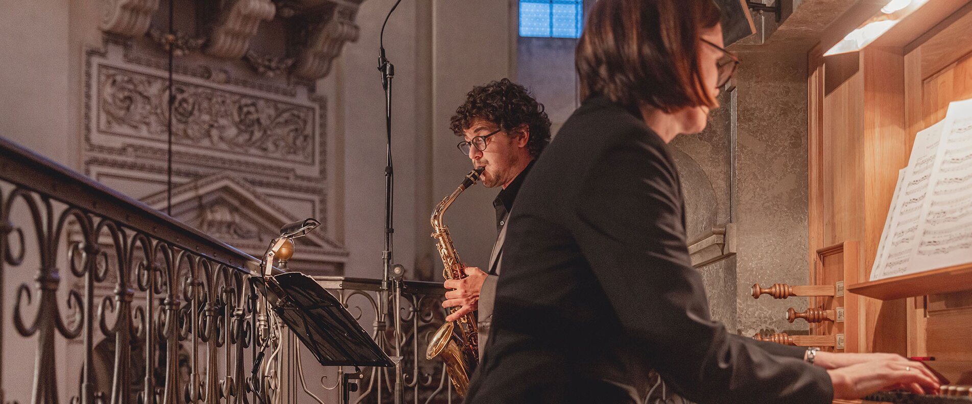 Saxophon und Orgel im Dom zu Salzburg | © Eva trifft Fotografie