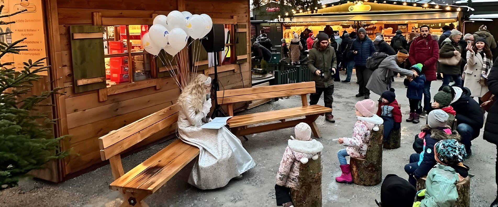 Kinderlesung am Salzburger Christkindlmarkt | © Salzburger Christkindlmarkt