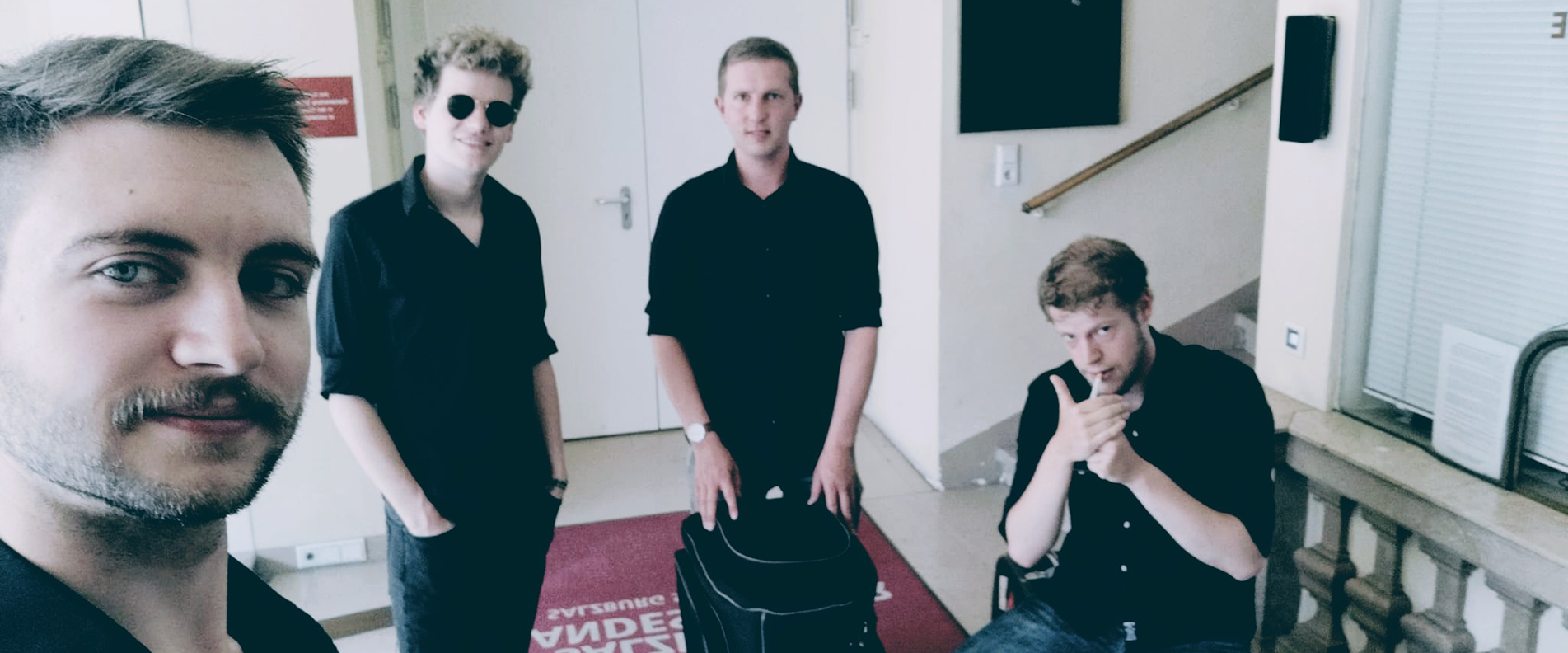 Die Bandmitglieder des Tuba Quartetts. | © Cole Whittenburg