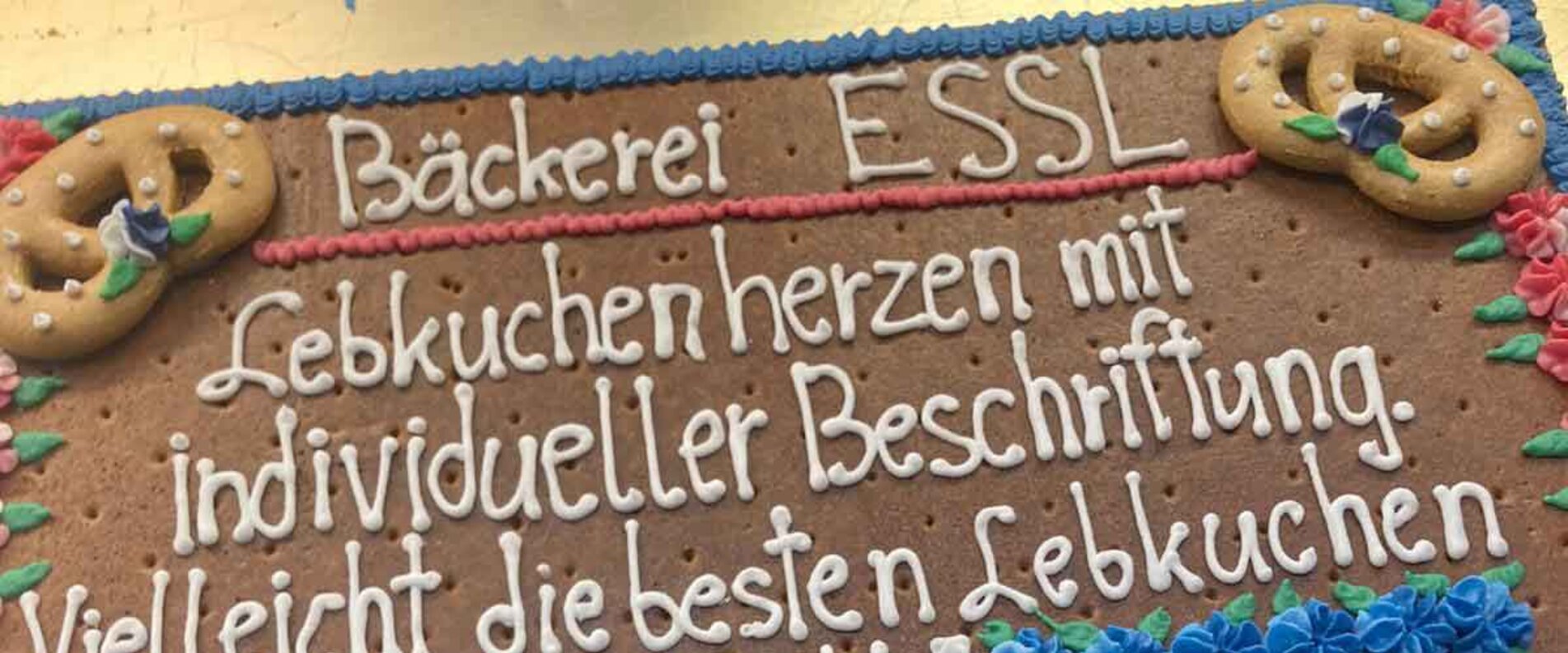 Lebkuchen mit individueller Beschriftung von der Bäckerei Essl | © Bäckerei Essl