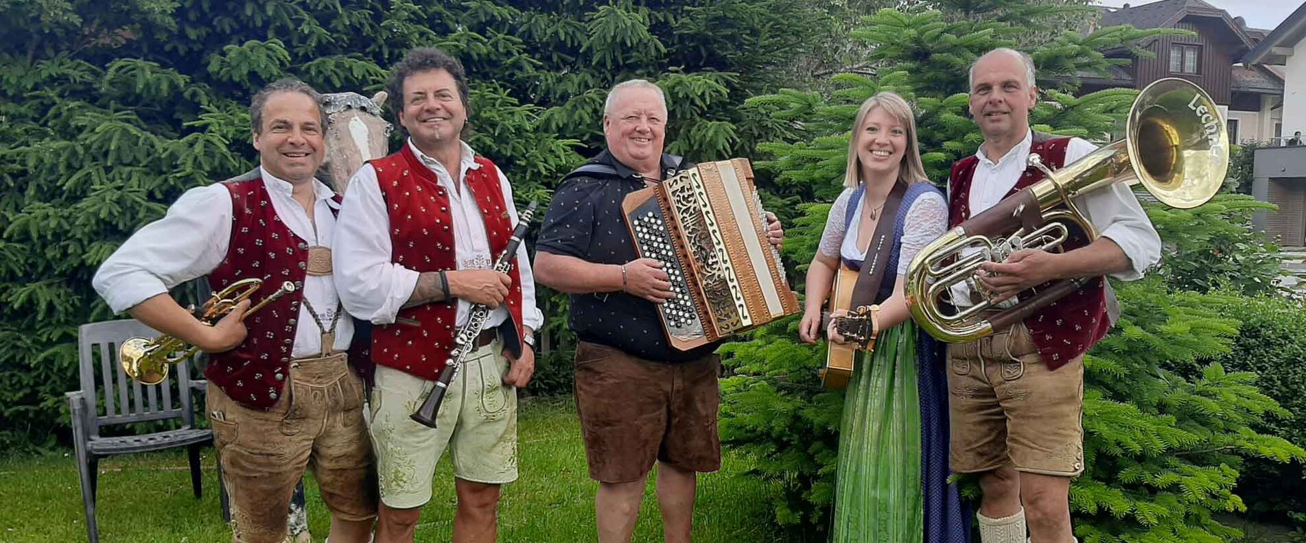 Musiker und Musikerinnen des Lammertal Quintett | © Lammertal Quintett