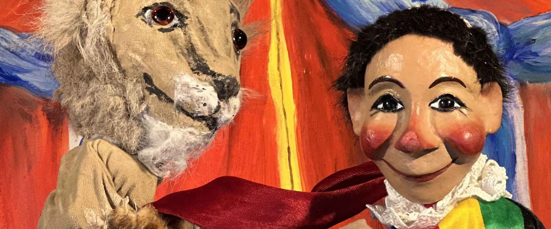 Kasperl mit Löwe | © Puppentheater Sindri