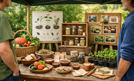 KI-generiertes Foto von diversem Saatgut | © KI-generiert