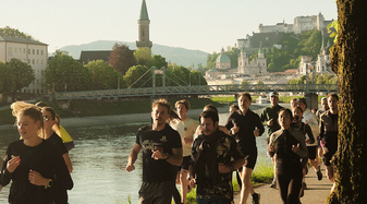 Fotos von Teilnehmer:innen des Salzi Runs | © Oscar Baumgartner