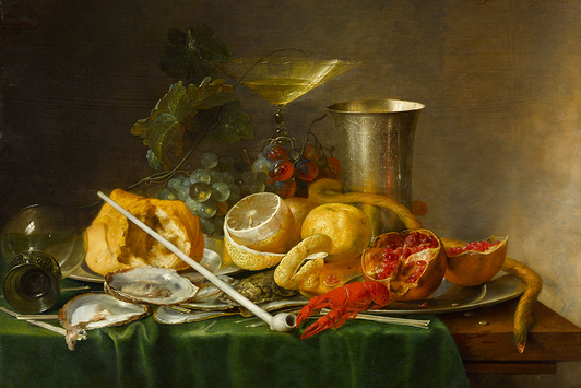 Frühstück mit Champagnerglas und Pfeife | © RGS/Ghezzi