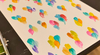 Foto vom Aquarell-Workshop bei Liebestrunken. | © Liebestrunken