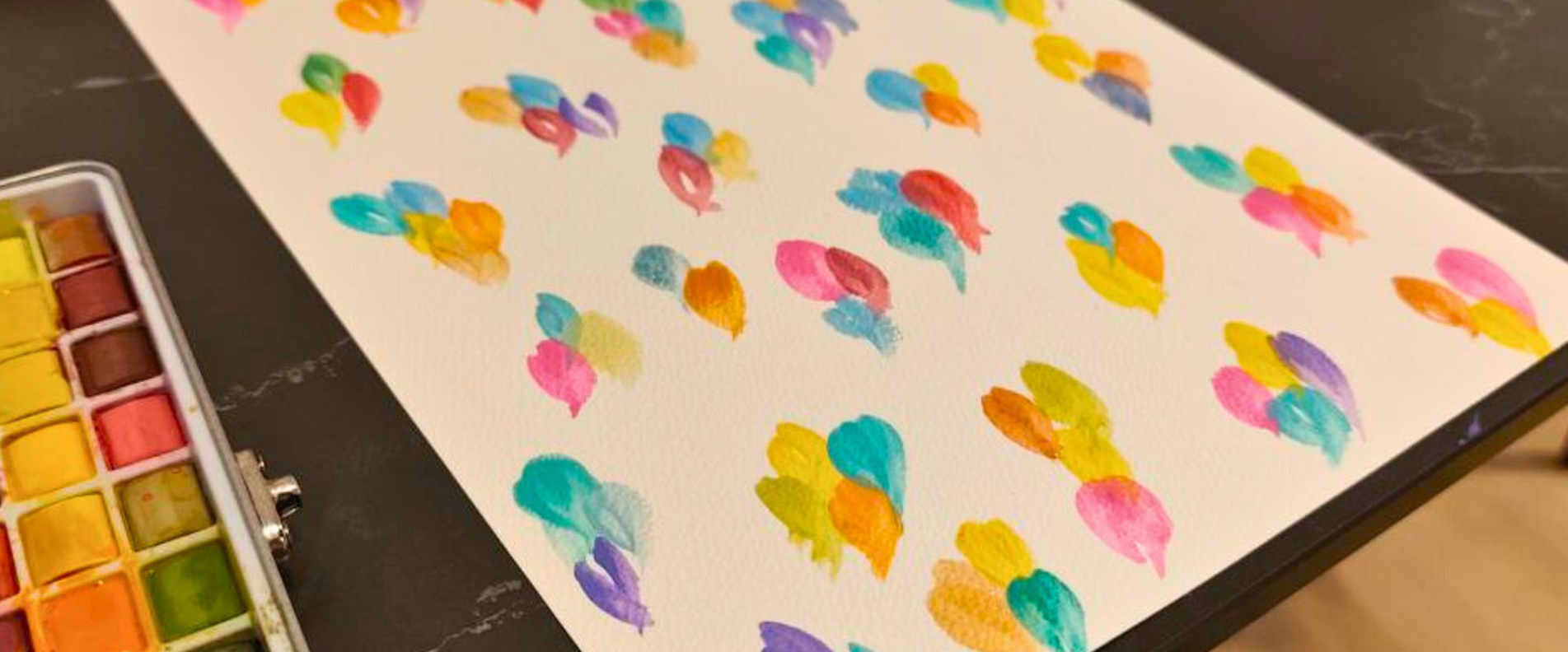 Foto vom Aquarell-Workshop bei Liebestrunken. | © Liebestrunken