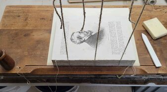 Buchbindemaschine der Buchbinderei Baumann | © Günter Schöllbauer