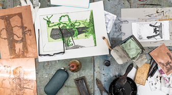 Beispielarbeiten der grafischen Werkstatt | © Christian Jammernegg