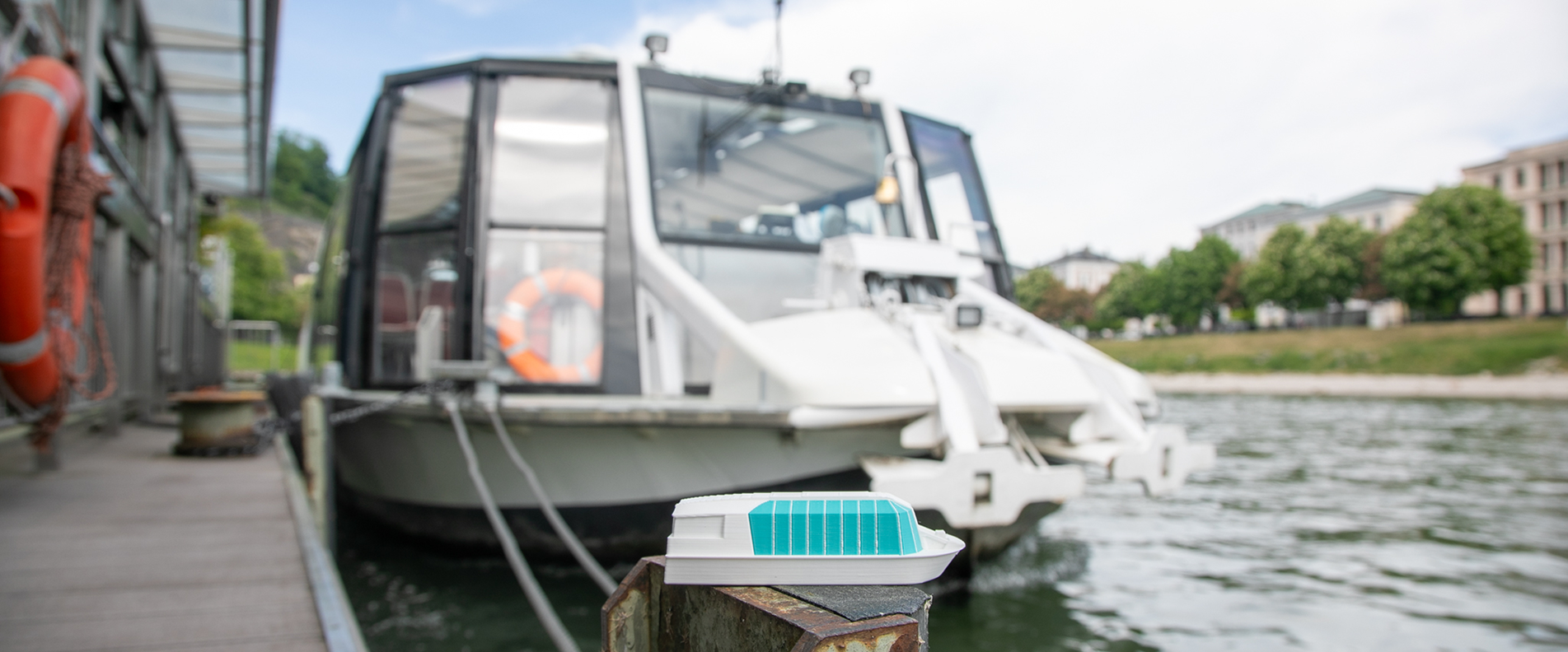 Fotos eines der Boote für das Rennen an der Salzach | © Anna Pirato