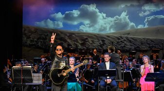 Eine Aufführung im Landestheater | © Christian Krautzberger