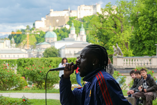 Shemero bei seinem Auftritt | © Valentin Czihak