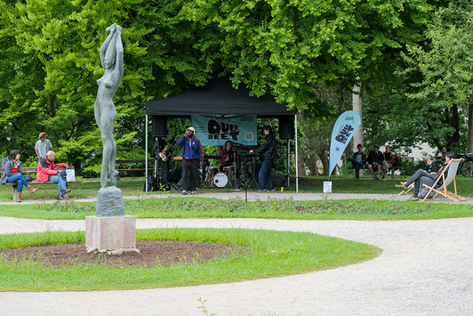 Scurheim und Shemero im Mirabellgarten Salzburg | © Valentin Czihak