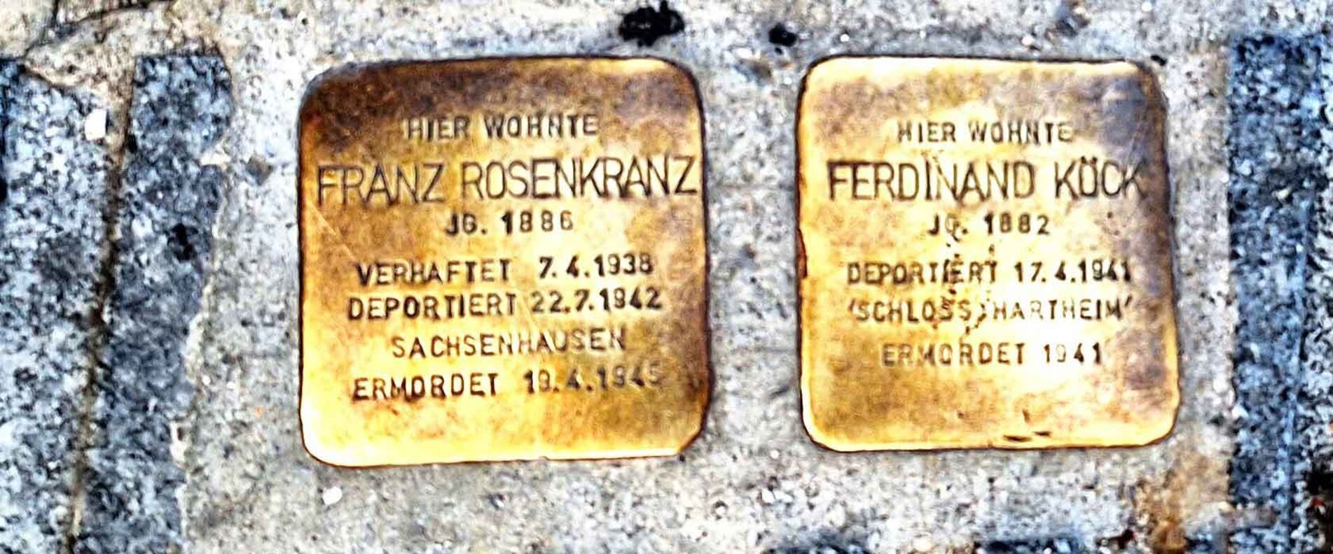 Stolpersteine | © Yvonne Wasserloos