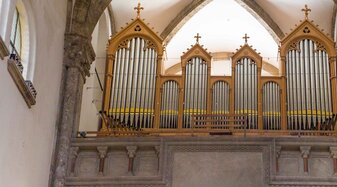Eine Orgel in einer Kirche | © Arne Müseler