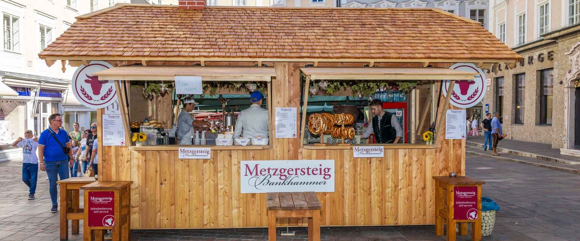 Metzgersteig Stand am Salzburger Rupertikirtag | © Christoph Haid