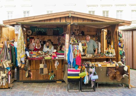 Praxmarer Jahn Markl Stand am Salzburger Rupertikirtag | © Christoph Haid