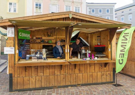 Gemini Stand am Salzburger Rupertikirtag | © Christoph Haid