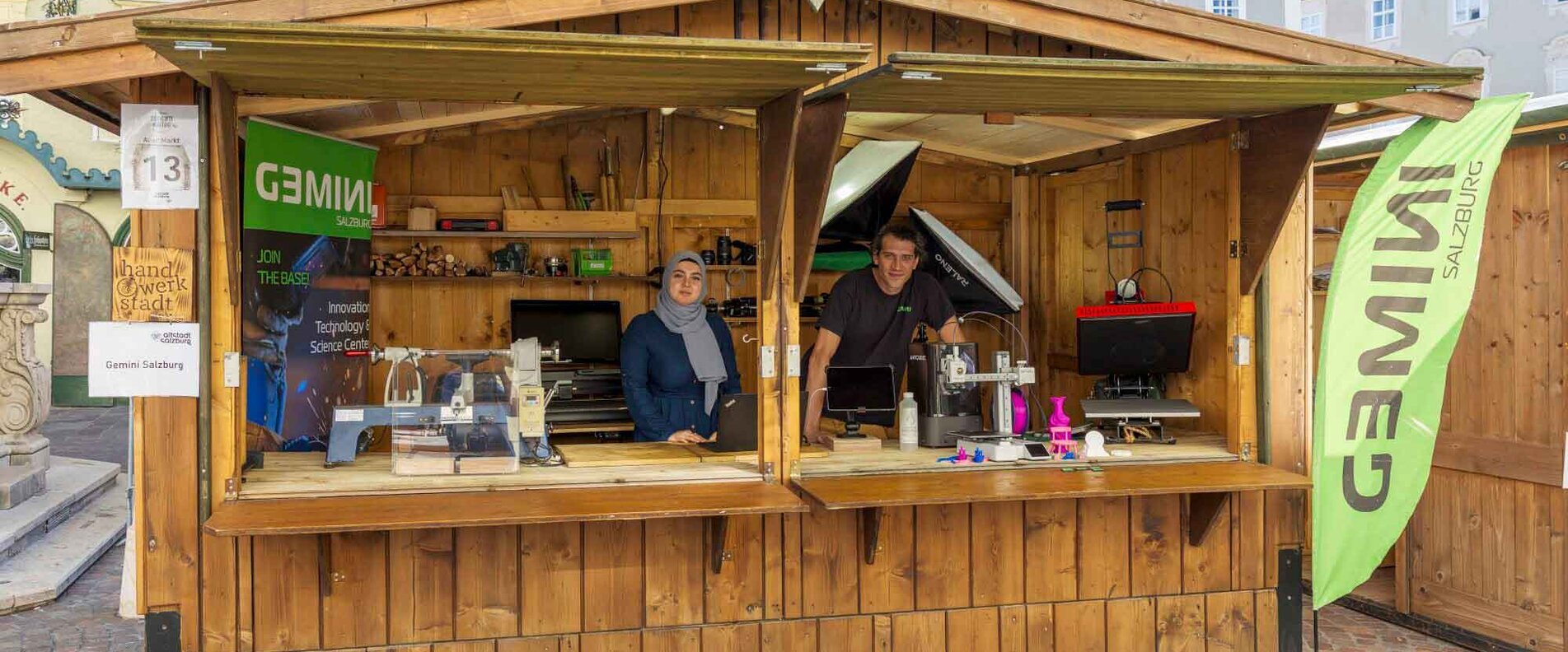 Gemini Stand am Salzburger Rupertikirtag | © Christoph Haid