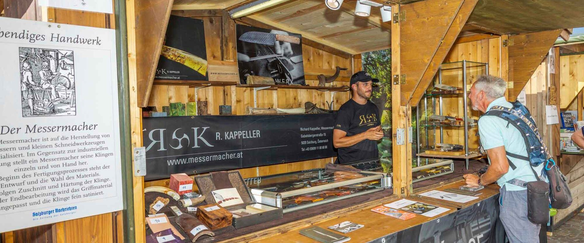 Messermacher Kappeller Stand am Salzburger Rupertikirtag | © Christoph Haid