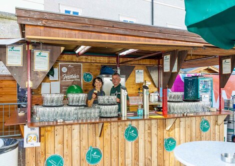 Die Weisse Stand am Salzburger Rupertikirtag | © Christoph Haid