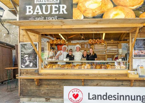 Bäckerei Bauer Stand am Salzburger Rupertikirtag | © Christoph Haid