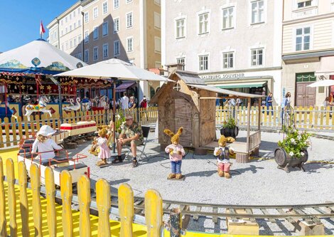 Kindereisenbahn am Salzburger Rupertikirtag | © Christoph Haid