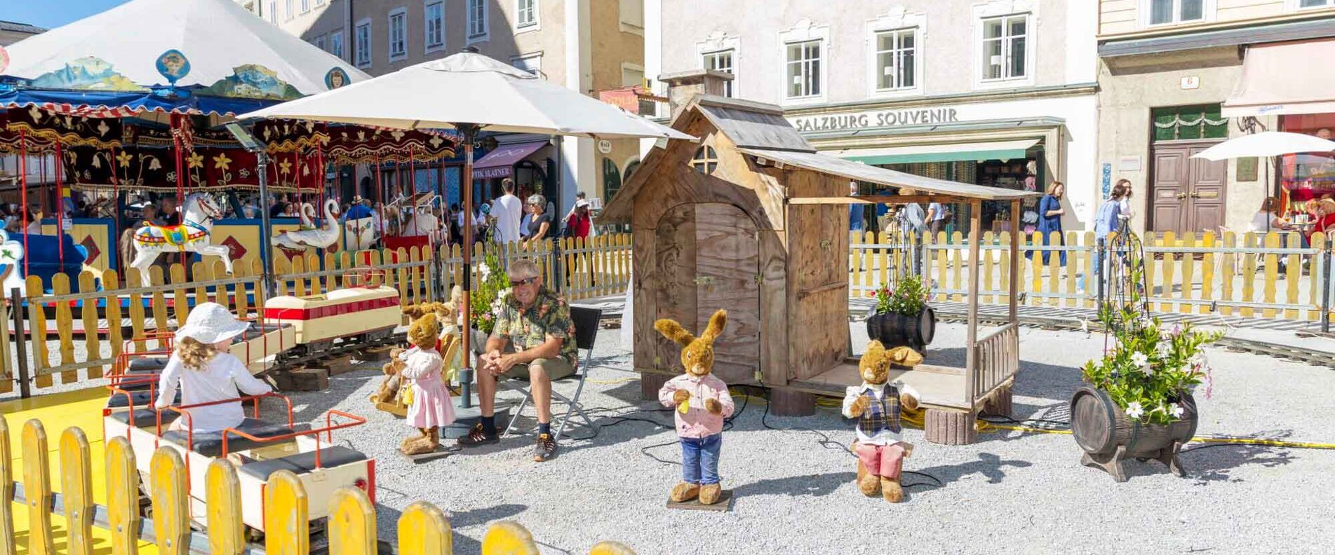 Kindereisenbahn am Salzburger Rupertikirtag | © Christoph Haid