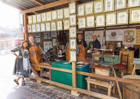 Kirtagsdruck Stand am Salzburger Rupertikirtag | © Christoph Haid