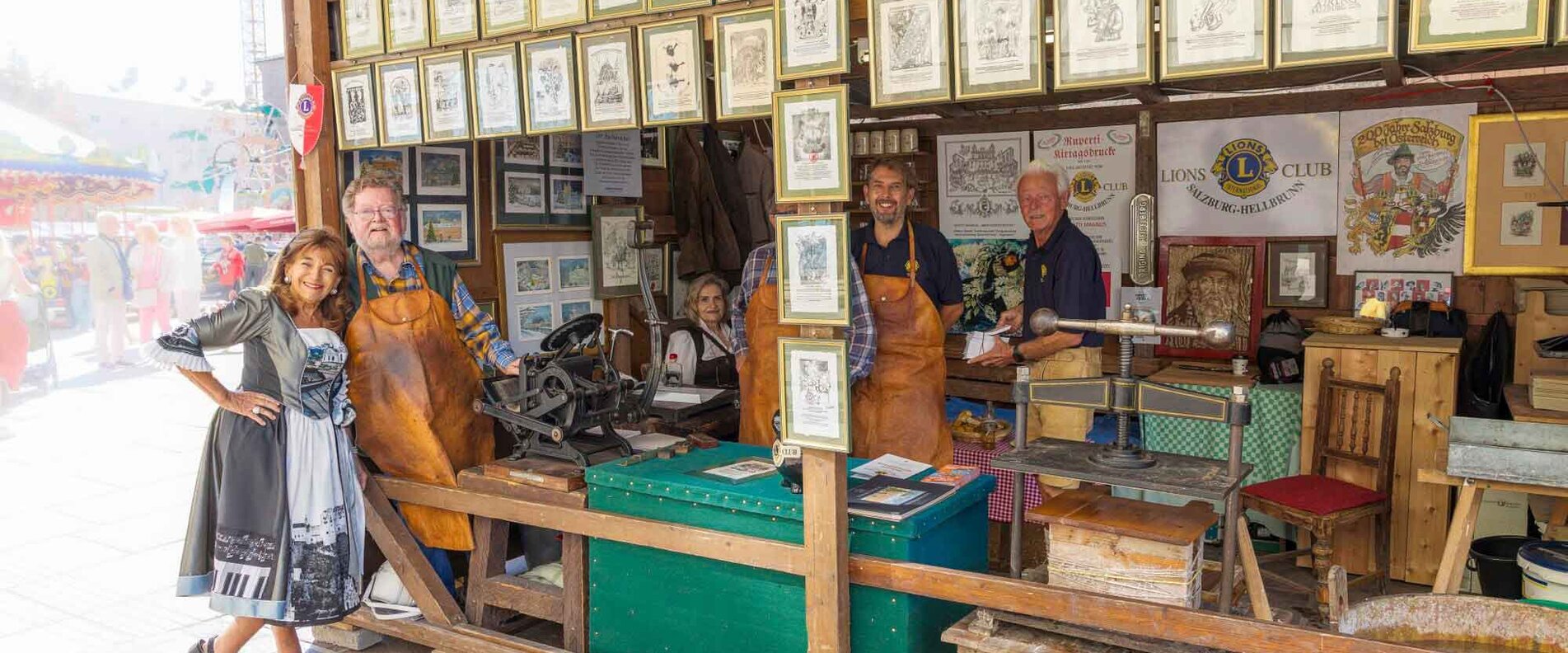 Kirtagsdruck Stand am Salzburger Rupertikirtag | © Christoph Haid
