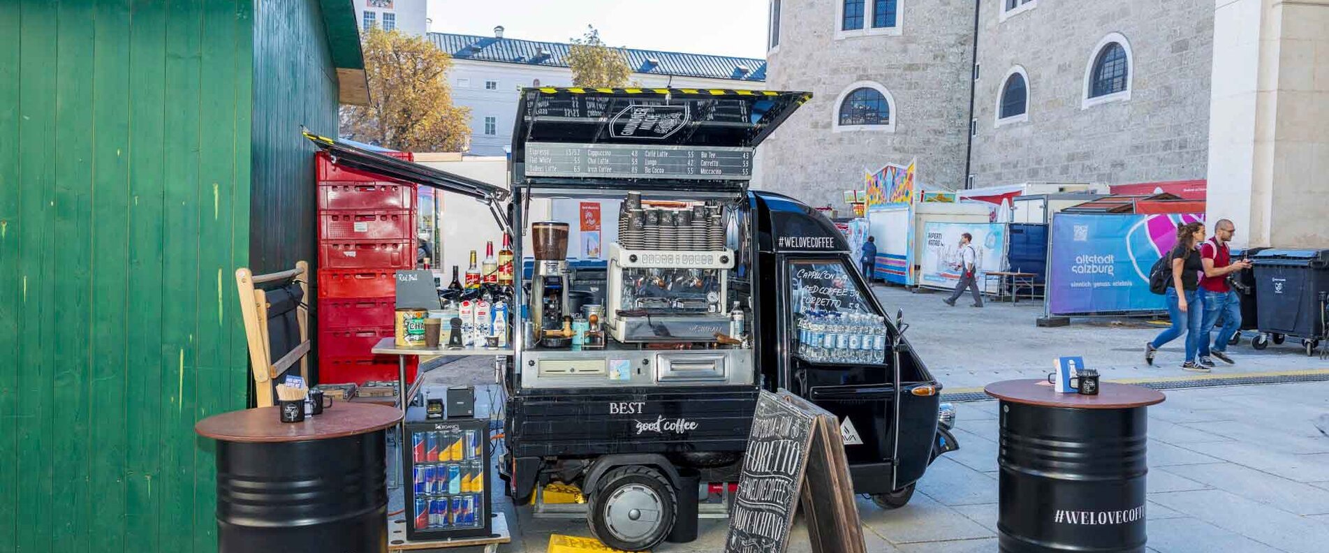 We love Coffee Stand am Salzburger Rupertikirtag | © Christoph Haid