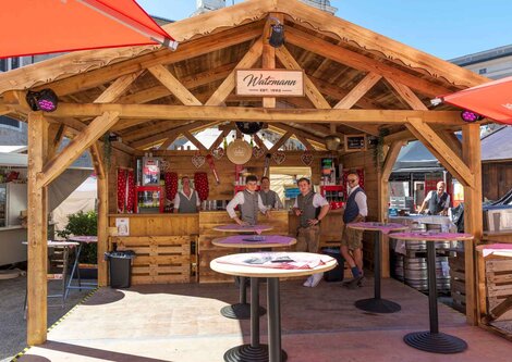 Watzmann Cultbar Stand am Salzburger Rupertikirtag | © Christoph Haid