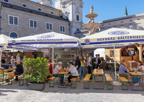 Sternbräu Stand am Salzburger Rupertikirtag | © Christoph Haid