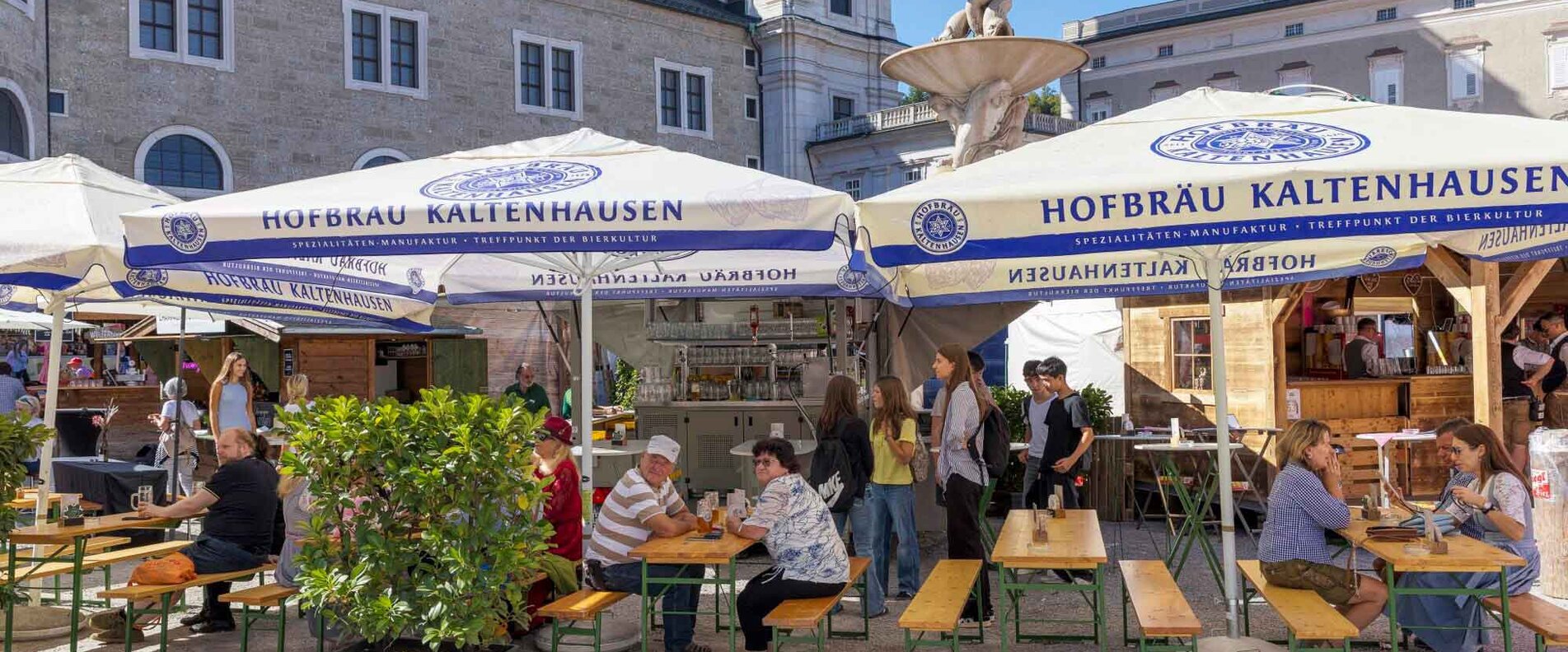 Sternbräu Stand am Salzburger Rupertikirtag | © Christoph Haid