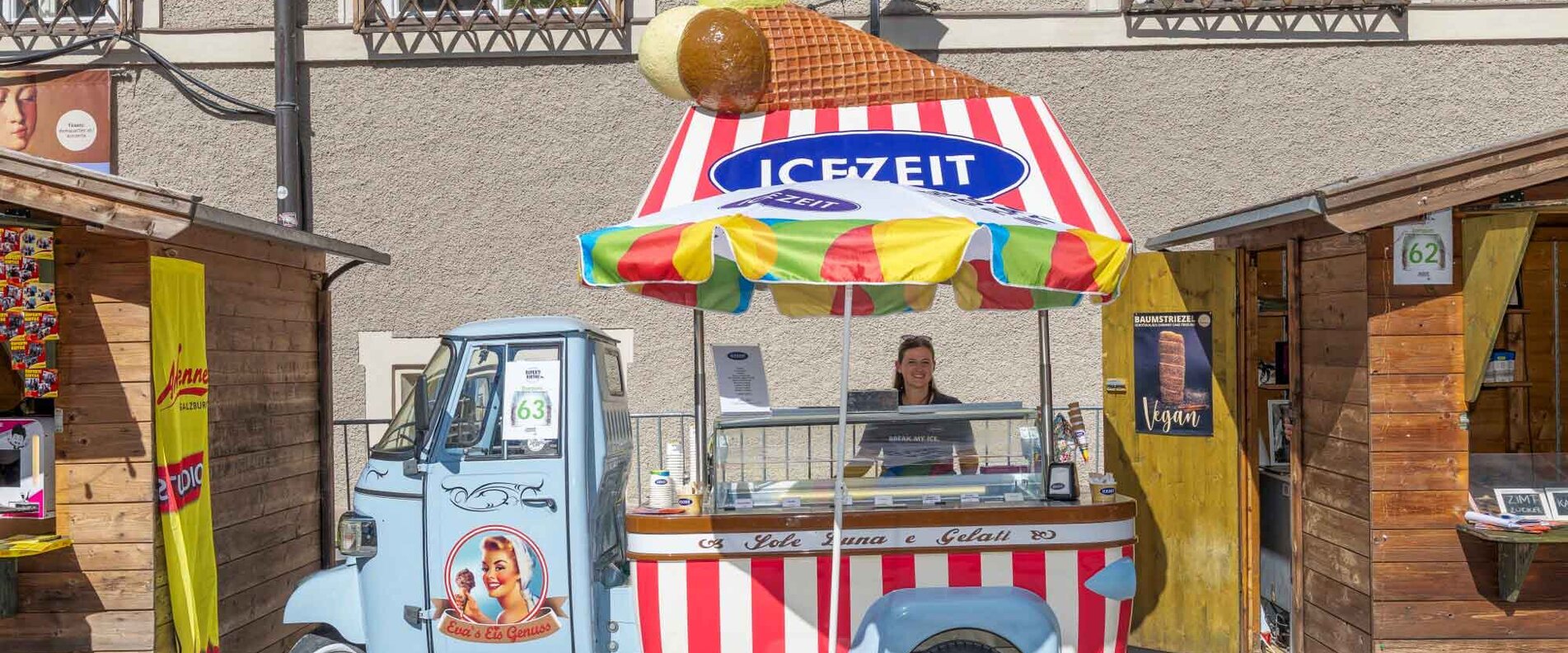 IceZeit Stand am Salzburger Rupertikirtag | © Christoph Haid